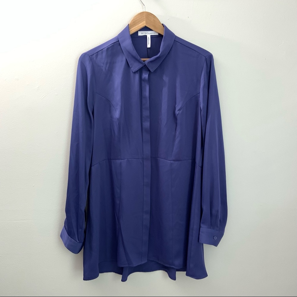 NWT BCBGeneration button front blouse